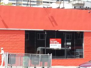 abandoned tower sunset