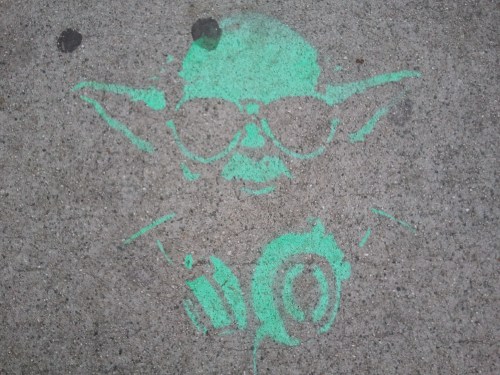 Yoda on Sunset