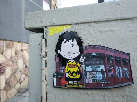 Charlie Brown art Sunset