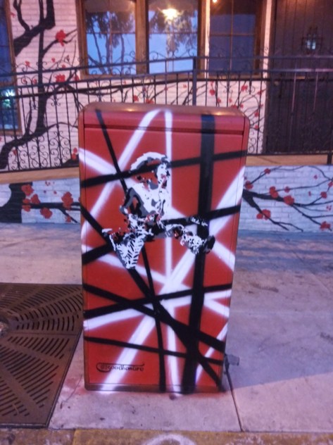 Eddie Van Halen art Sunset Strip 2020